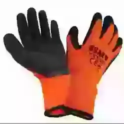 Knitshell Thermal Gloves Orange/Black